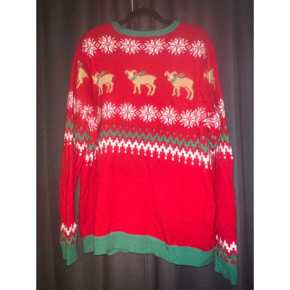 Ugly Christmas Sweater Xmas Size XXL Cow - Picture 3 of 3